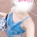 水着で💧